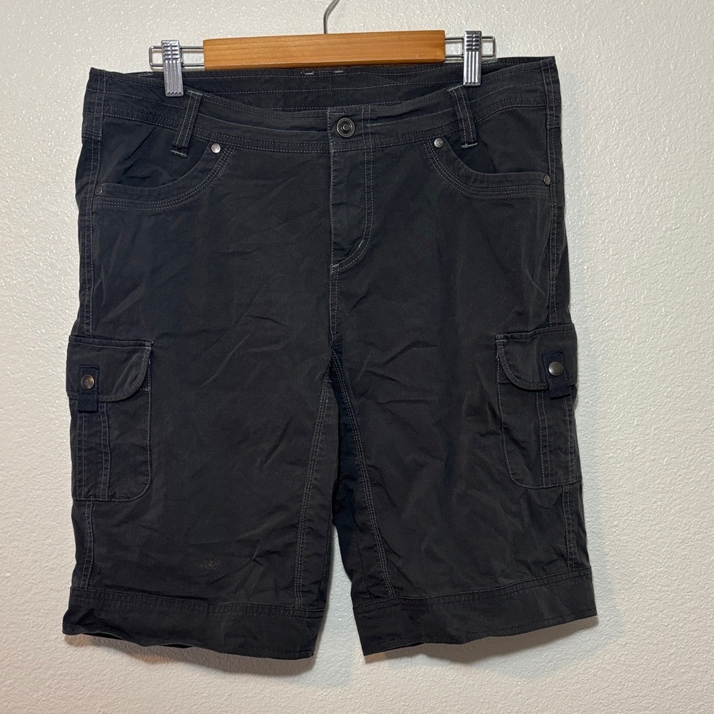 Kuhl Charcoal Cotton Blend Utility Shorts Size 14 | outdoors | hiking | gorpcore